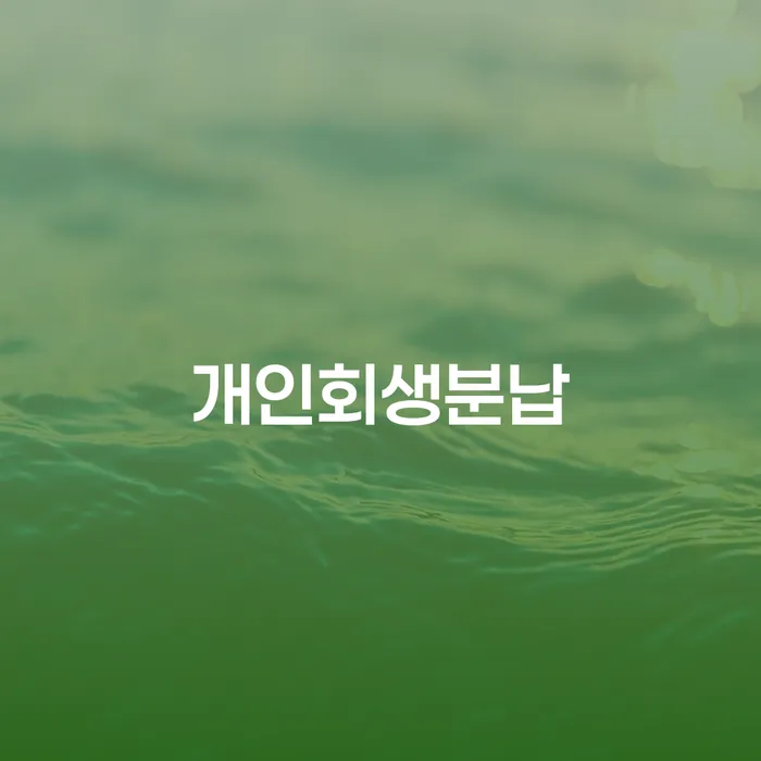 개인회생과파산차이 워크아웃 법무법인추천