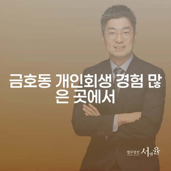금호동 개인회생 경험 많은 곳에서